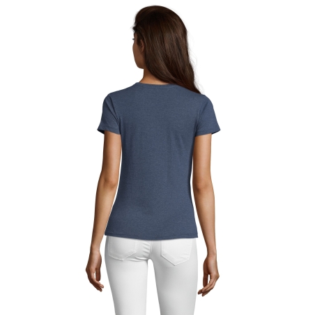 TEE-SHIRT FEMME COL ROND AJUSTÉ