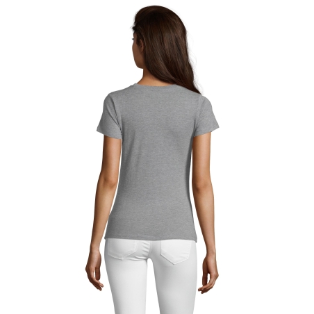 TEE-SHIRT FEMME COL ROND AJUSTÉ