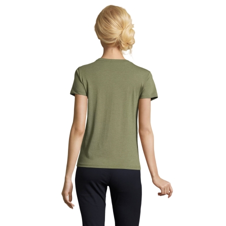 TEE-SHIRT FEMME COL ROND AJUSTÉ