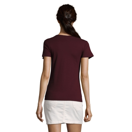 TEE-SHIRT FEMME COL ROND AJUSTÉ