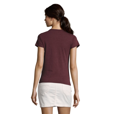 TEE-SHIRT FEMME COL ROND AJUSTÉ