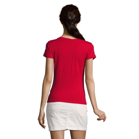 TEE-SHIRT FEMME COL ROND AJUSTÉ