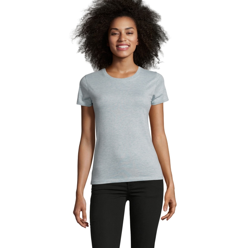 TEE-SHIRT FEMME COL ROND AJUSTÉ