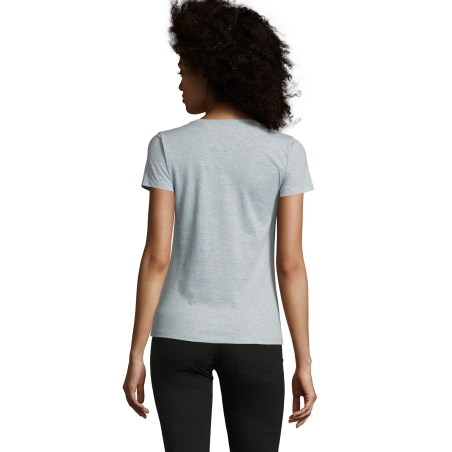 TEE-SHIRT FEMME COL ROND AJUSTÉ