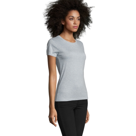 TEE-SHIRT FEMME COL ROND AJUSTÉ