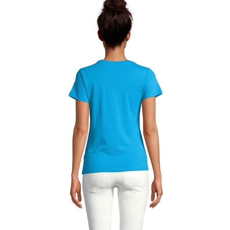 TEE-SHIRT FEMME COL ROND AJUSTÉ