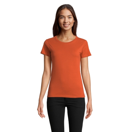 TEE-SHIRT FEMME COL ROND AJUSTÉ