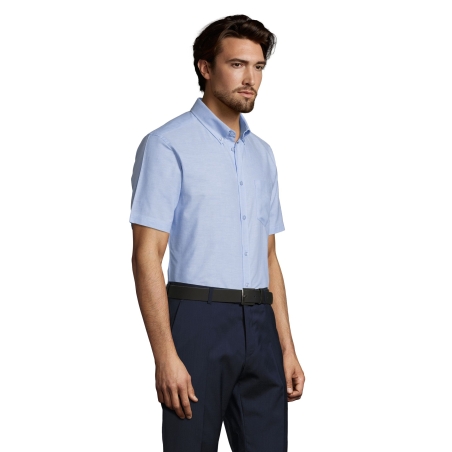 CHEMISE HOMME OXFORD MANCHES COURTES