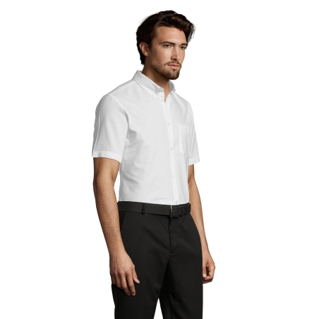 CHEMISE HOMME OXFORD MANCHES COURTES