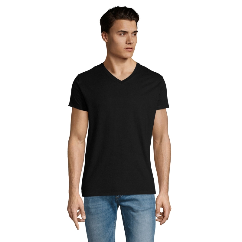 TEE-SHIRT HOMME COL “V”