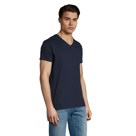 TEE-SHIRT HOMME COL “V”