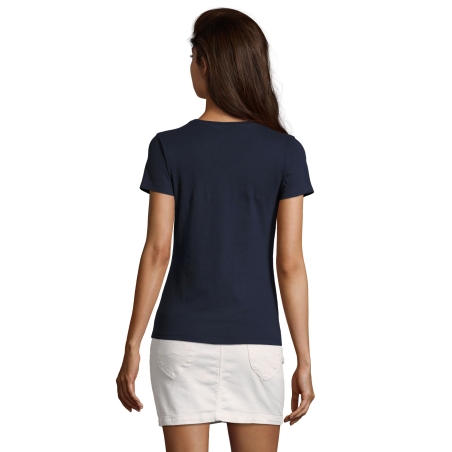 TEE-SHIRT FEMME COL “V”