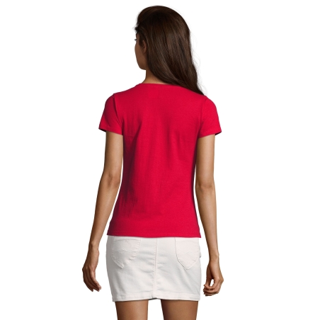 TEE-SHIRT FEMME COL “V”