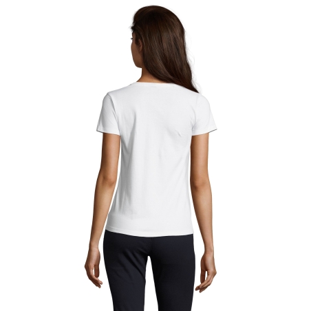 TEE-SHIRT FEMME COL “V”