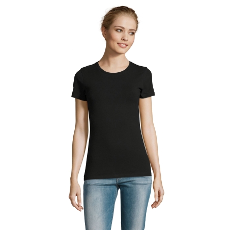 TEE-SHIRT COL ROND FEMME