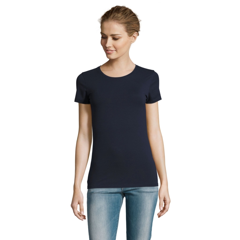 TEE-SHIRT COL ROND FEMME