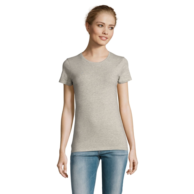 TEE-SHIRT COL ROND FEMME