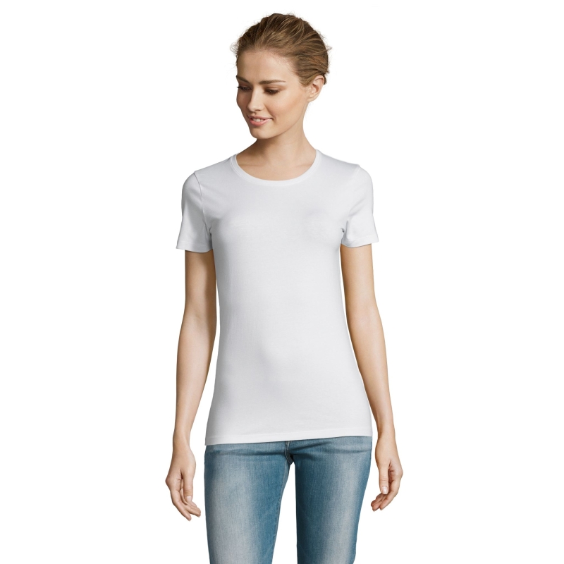 TEE-SHIRT COL ROND FEMME