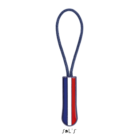 LOT DE 10 TIRE-ZIPS TRICOLORE