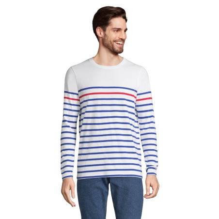 TEE-SHIRT HOMME MANCHES LONGUES RAYÉ