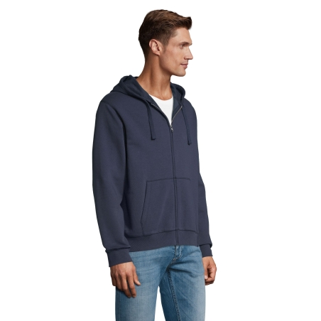 VESTE ZIPPÉE HOMME À CAPUCHE