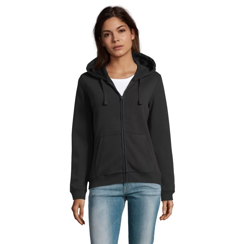 VESTE ZIPPÉE FEMME À CAPUCHE