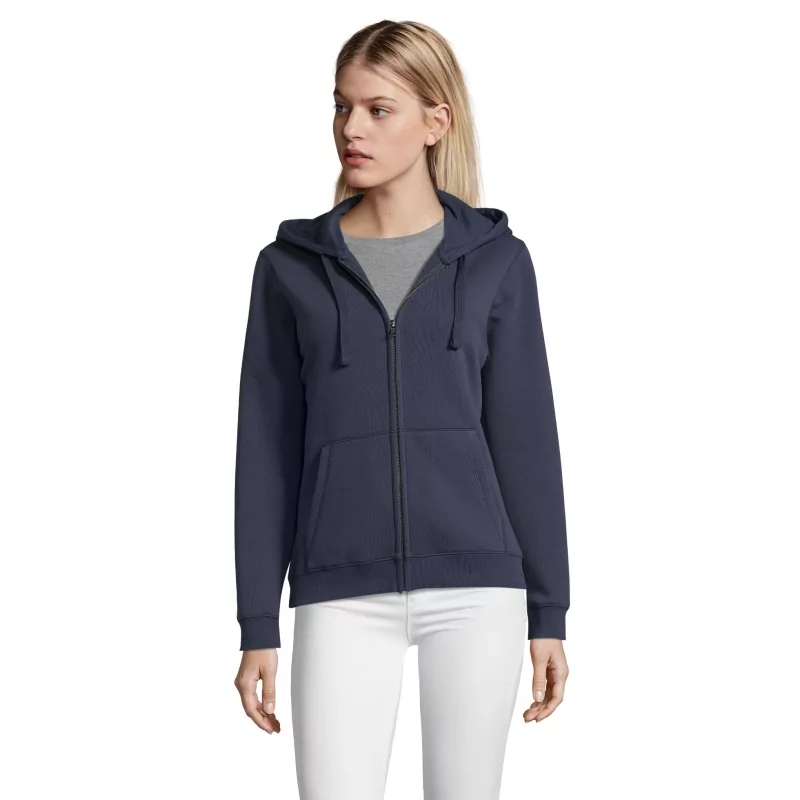 VESTE ZIPPÉE FEMME À CAPUCHE