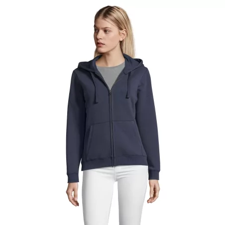 VESTE ZIPPÉE FEMME À CAPUCHE