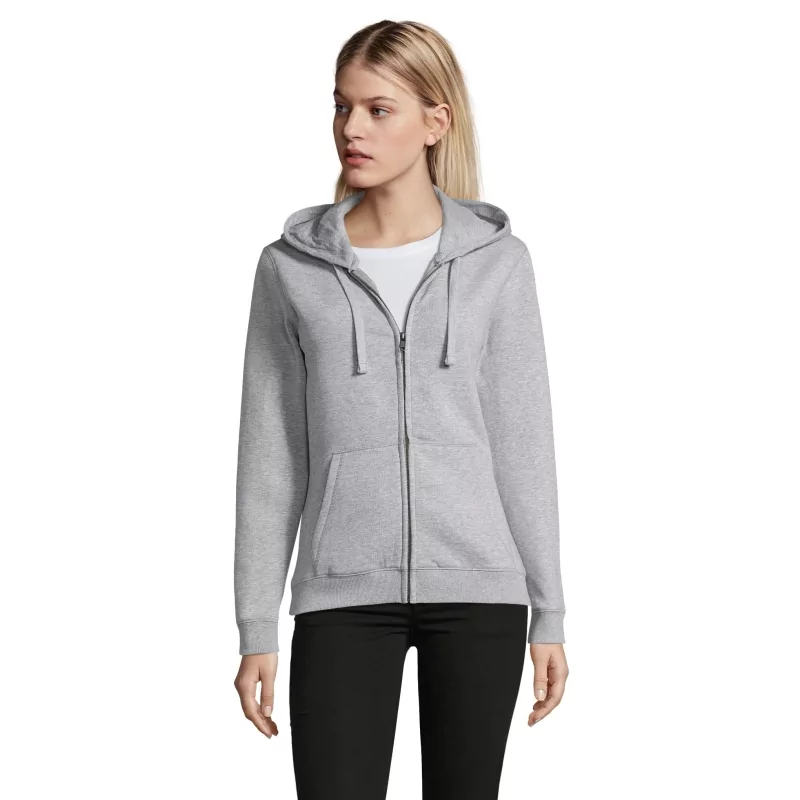 VESTE ZIPPÉE FEMME À CAPUCHE