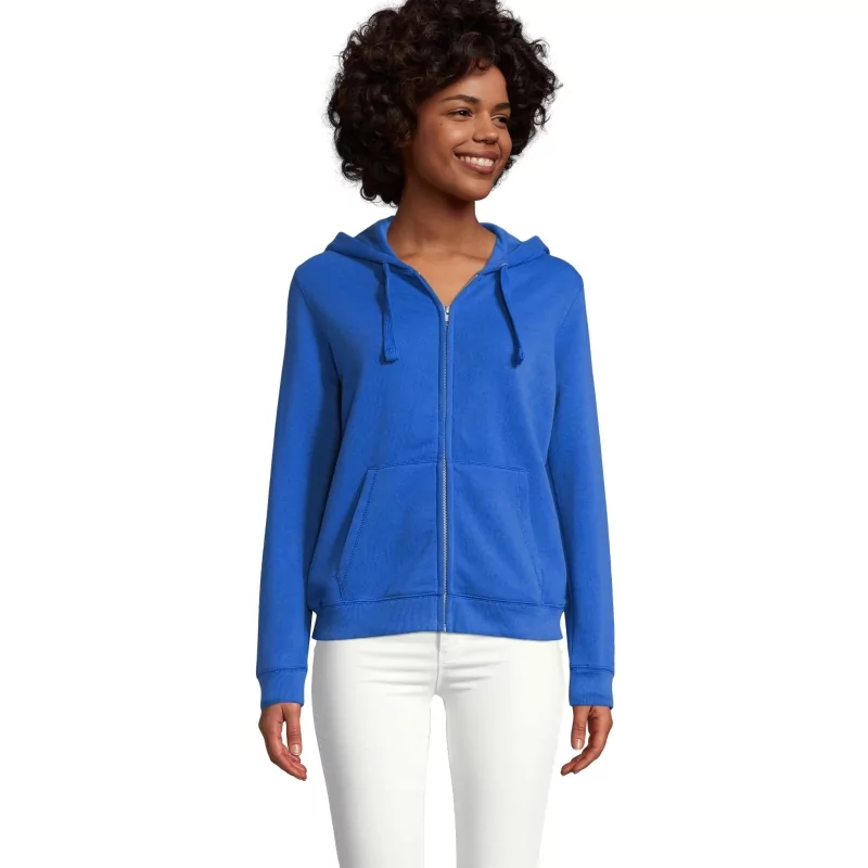 VESTE ZIPPÉE FEMME À CAPUCHE