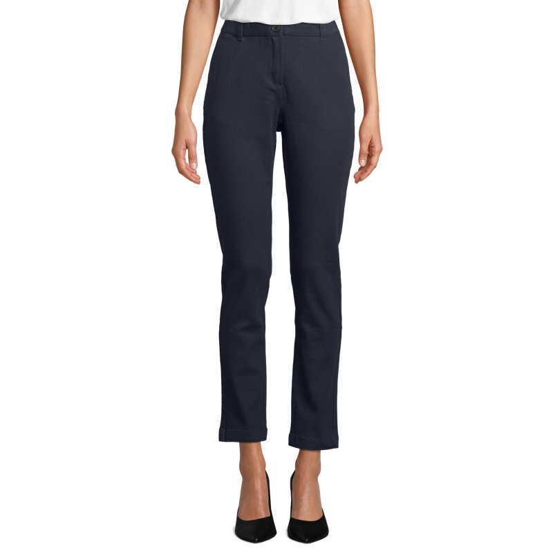 PANTALON CHINO TAILLE ÉLASTIQUÉE FEMME