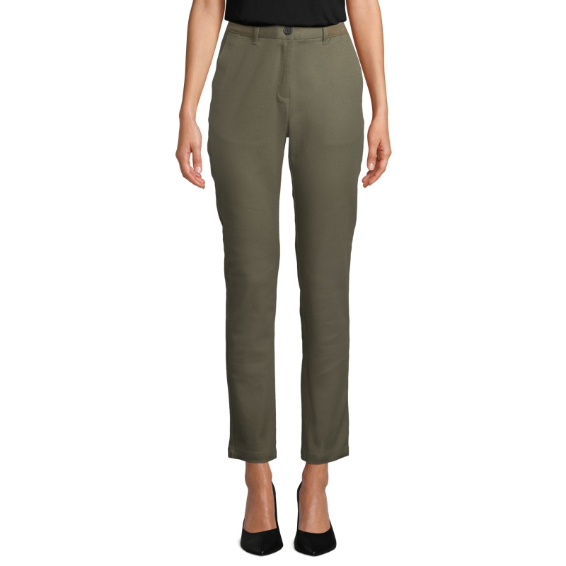 PANTALON CHINO TAILLE ÉLASTIQUÉE FEMME