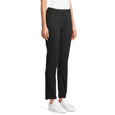 PANTALON CHINO TAILLE ÉLASTIQUÉE FEMME