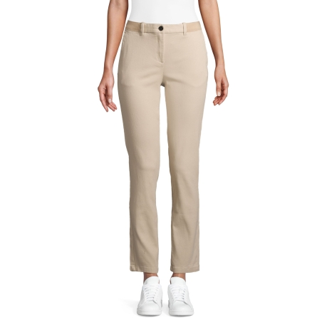 PANTALON CHINO TAILLE ÉLASTIQUÉE FEMME