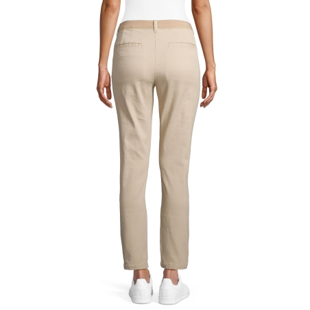 PANTALON CHINO TAILLE ÉLASTIQUÉE FEMME