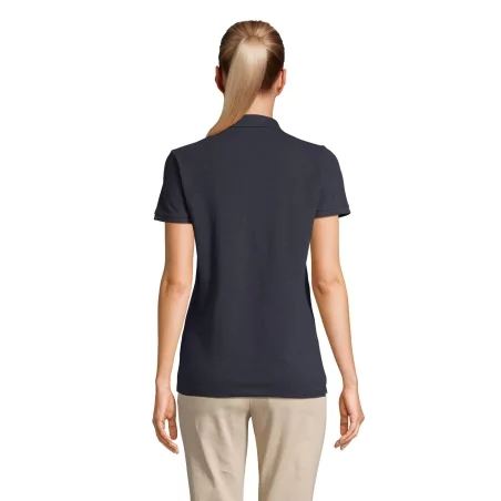 POLO PIQUÉ PATTE CACHÉE FEMME