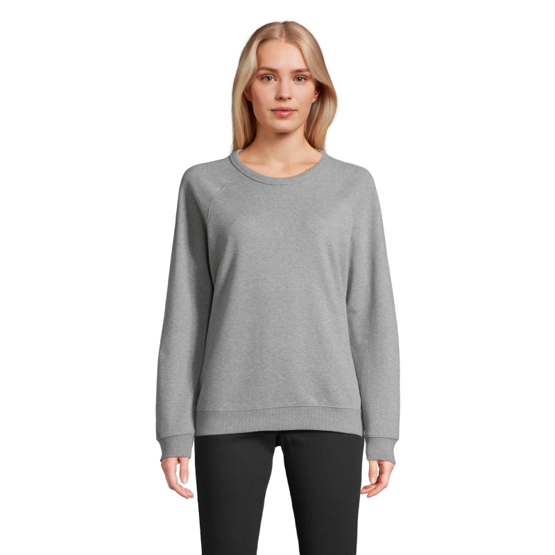 SWEAT-SHIRT COL ROND FRENCH TERRY FEMME