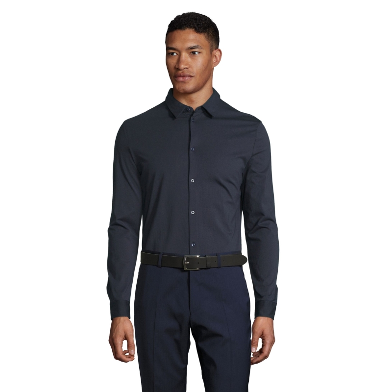 CHEMISE EN JERSEY MERCERISÉ HOMME