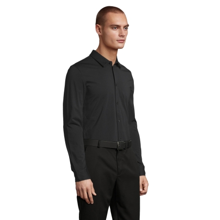 CHEMISE EN JERSEY MERCERISÉ HOMME