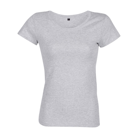 TEE-SHIRT FEMME COUPE COUSU MANCHES COURTES