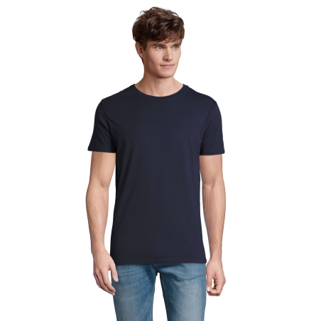 TEE-SHIRT HOMME COUPE COUSU MANCHES COURTES