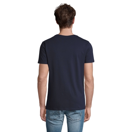 TEE-SHIRT HOMME COUPE COUSU MANCHES COURTES