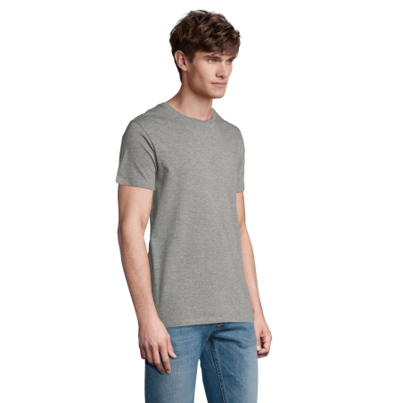 TEE-SHIRT HOMME COUPE COUSU MANCHES COURTES