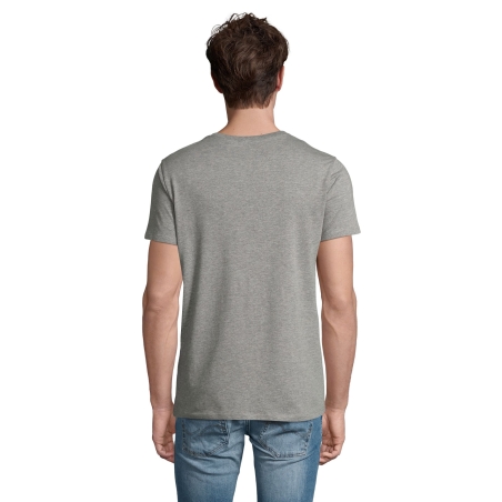 TEE-SHIRT HOMME COUPE COUSU MANCHES COURTES