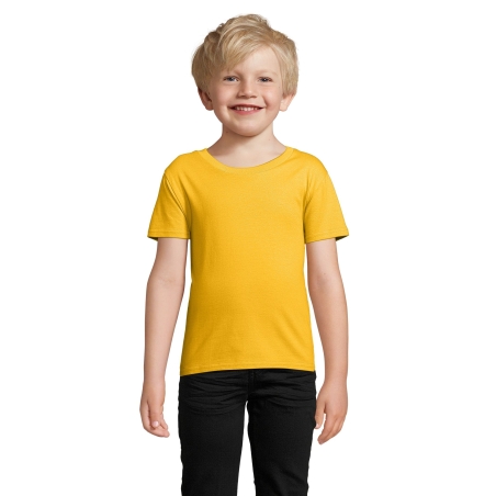 TEE-SHIRT ENFANT JERSEY COL ROND AJUSTÉ