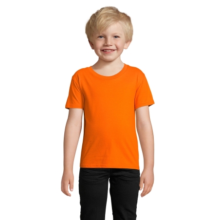 TEE-SHIRT ENFANT JERSEY COL ROND AJUSTÉ