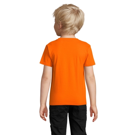 TEE-SHIRT ENFANT JERSEY COL ROND AJUSTÉ