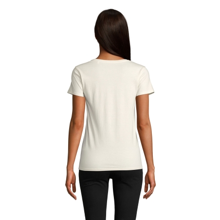 TEE-SHIRT FEMME JERSEY COL ROND AJUSTÉ