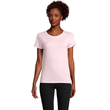 TEE-SHIRT FEMME JERSEY COL ROND AJUSTÉ