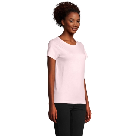 TEE-SHIRT FEMME JERSEY COL ROND AJUSTÉ